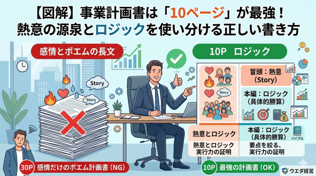 熱意の源泉とロジックを使い分ける正しい書き方